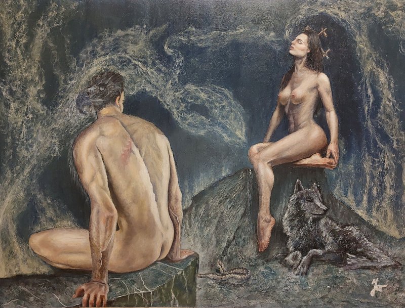 Buđenje Morane, Slika Jelena Tankosic