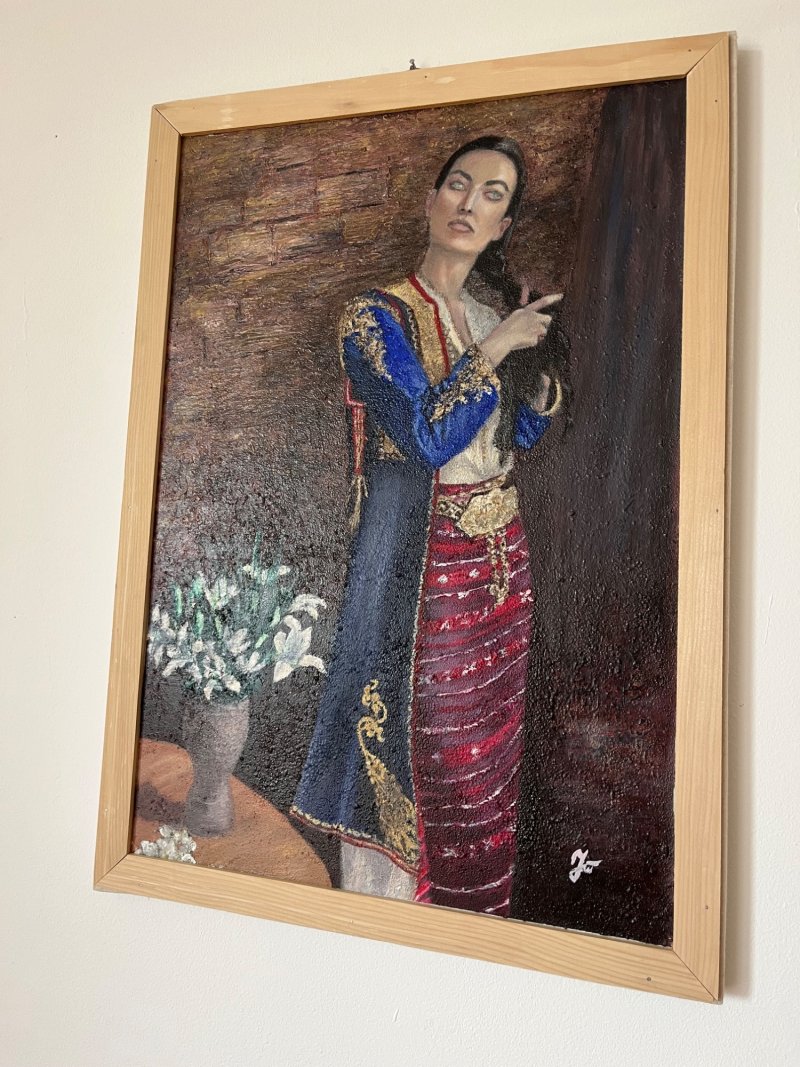Woman from Herzegovina, Painting Jelena Tankosic