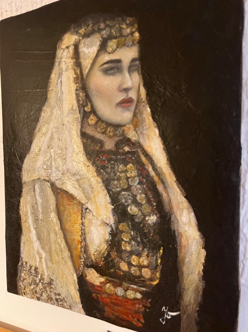 Woman from Imljani, Painting Jelena Tankosic