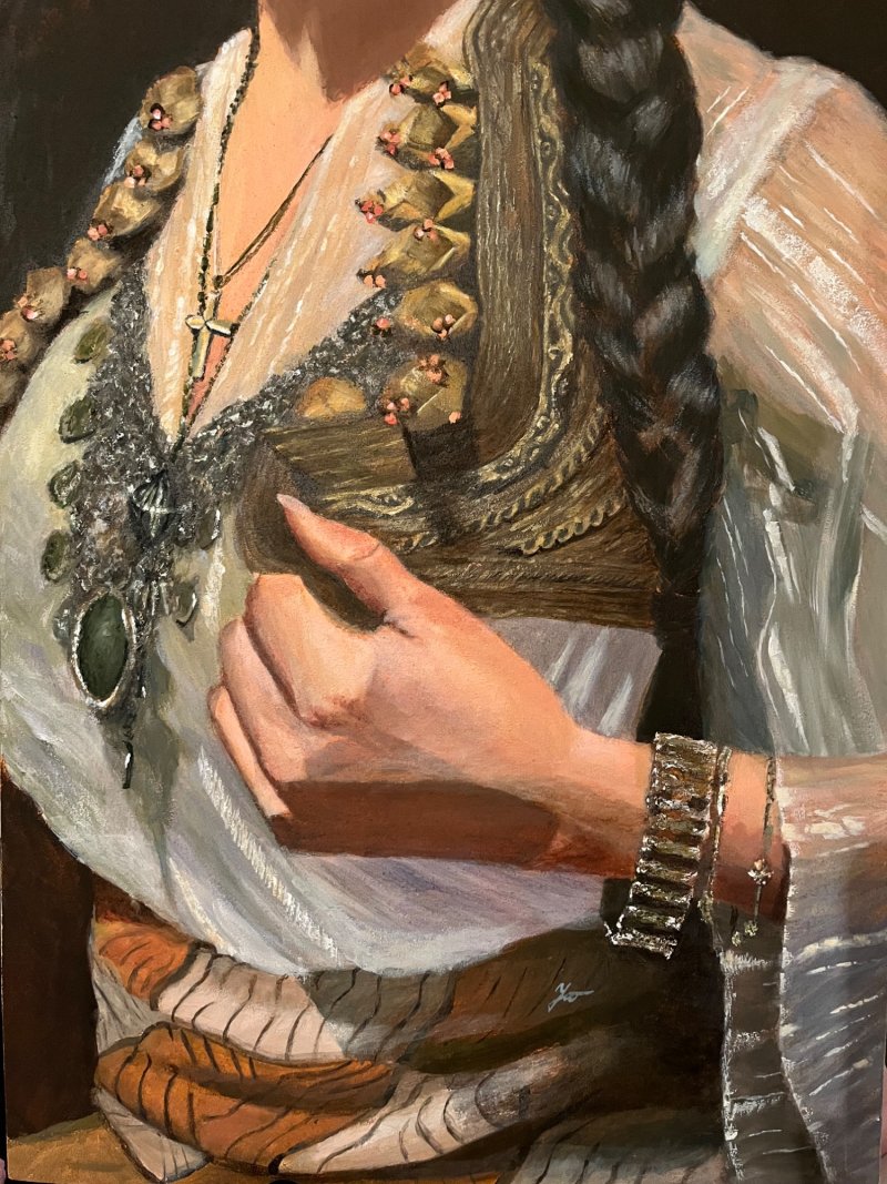 Bride from Prizren, Painting Jelena Tankosic