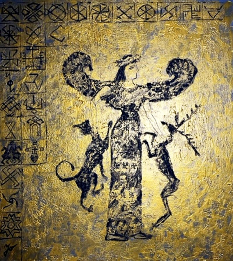 Serbona, Painting Jelena Tankosic