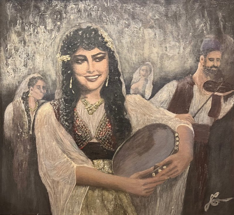 The Gipsy girl, Painting Jelena Tankosic