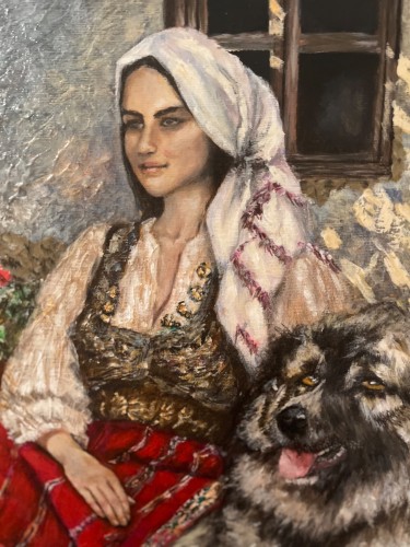 Prizrenka sa Šarplanincem, Slika Jelena Tankosic