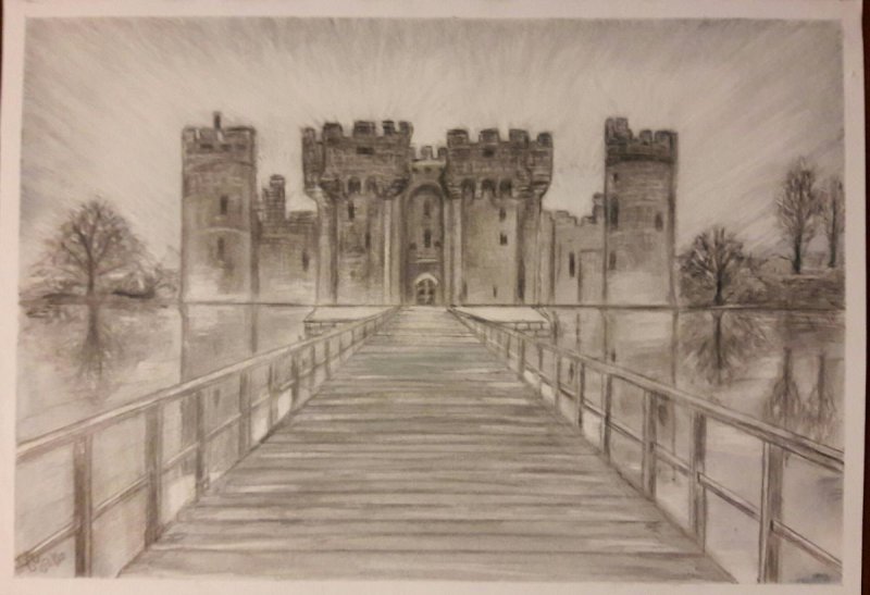 Castle, Painting Bodnar Gordana