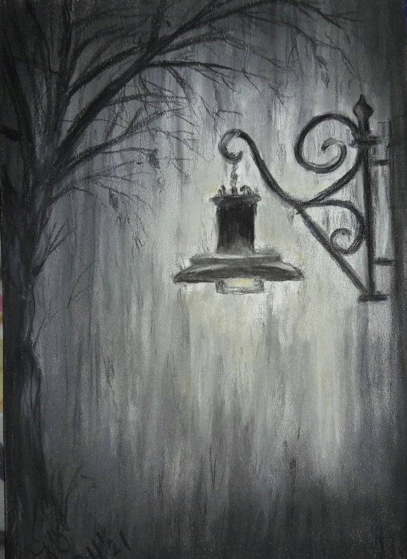 Rain, Painting Bodnar Gordana