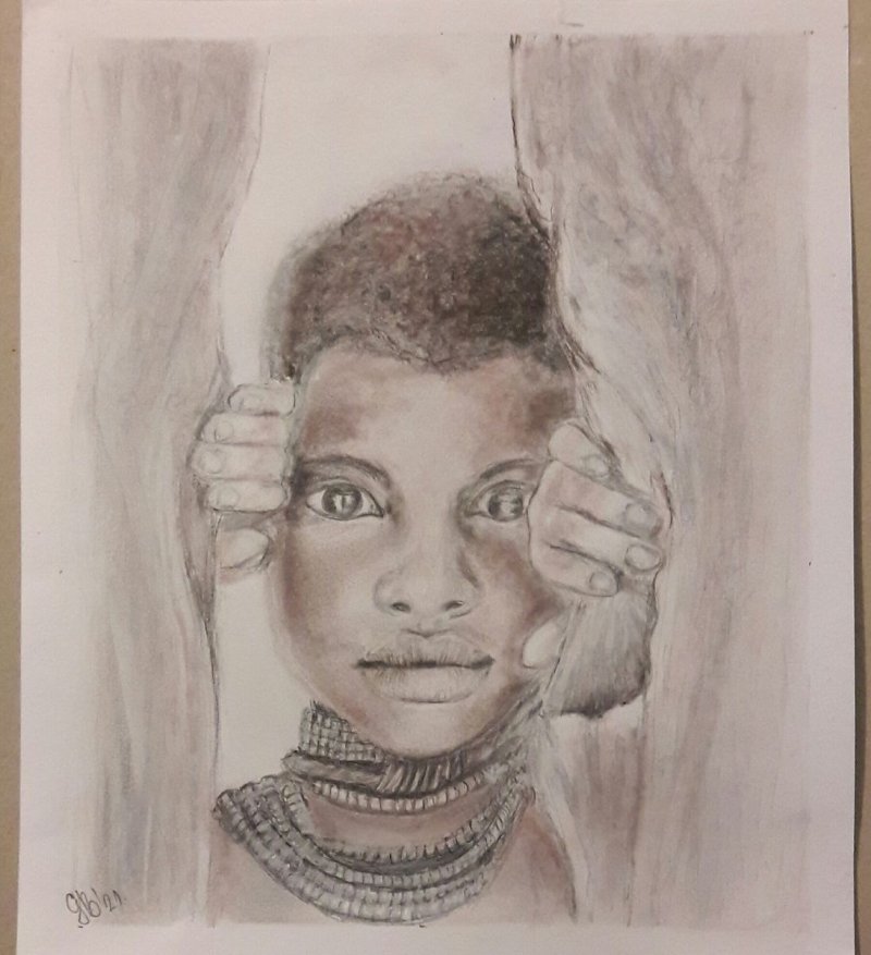 Boy, Painting Bodnar Gordana