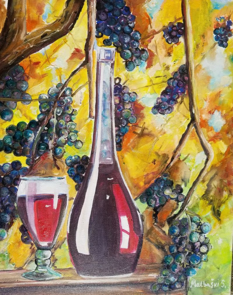 `Grožđe`2, Painting Malbaski Spomenka
