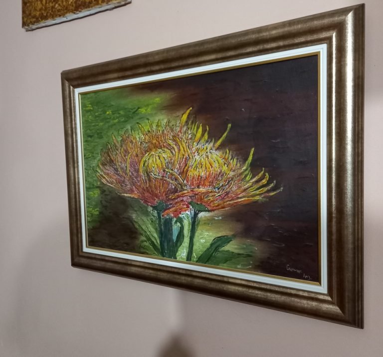 Hrizanteme, Painting Lazarevic Sinisa