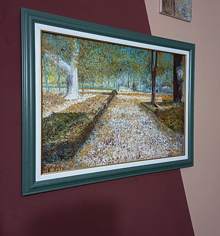 Park Bukovičke banje-poklon prirode, Painting Lazarevic Sinisa