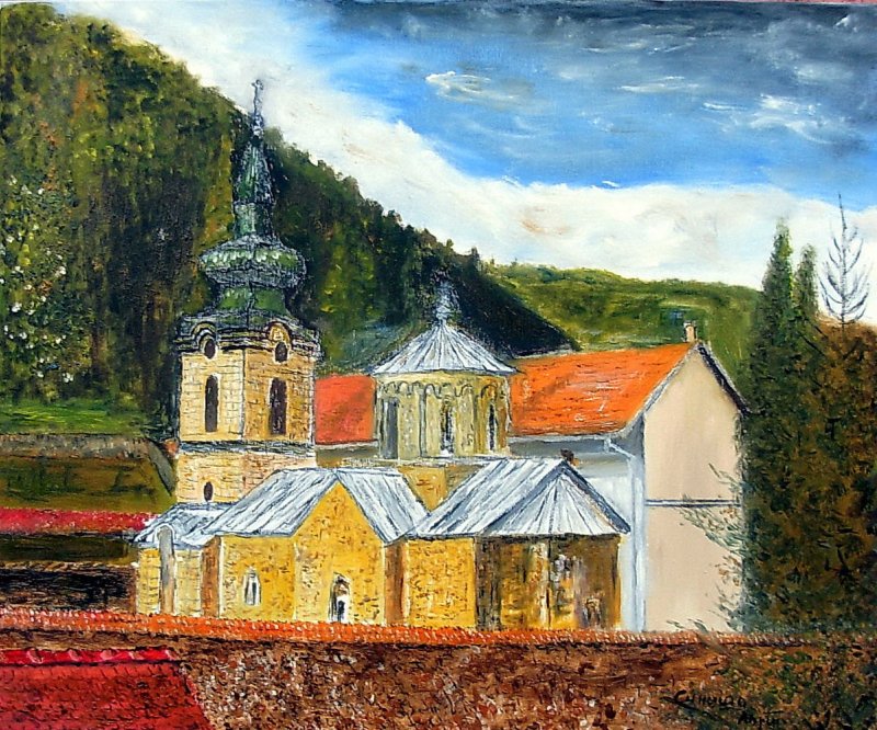 Manastir Tronoša, Slika Lazarevic Sinisa