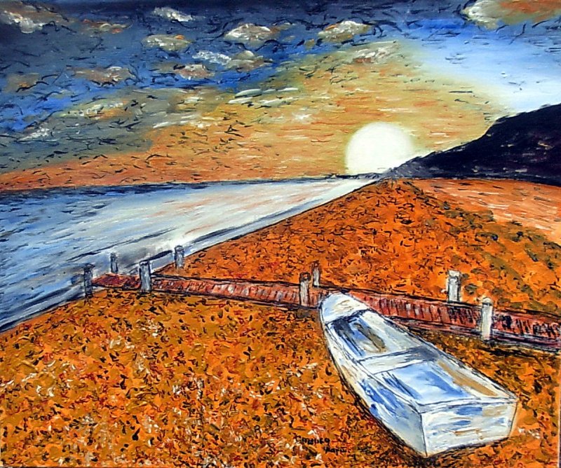 Jesenji suton, Painting Lazarevic Sinisa