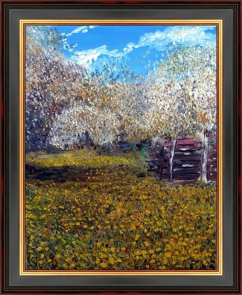 Proleće u mome kraju, Painting Lazarevic Sinisa