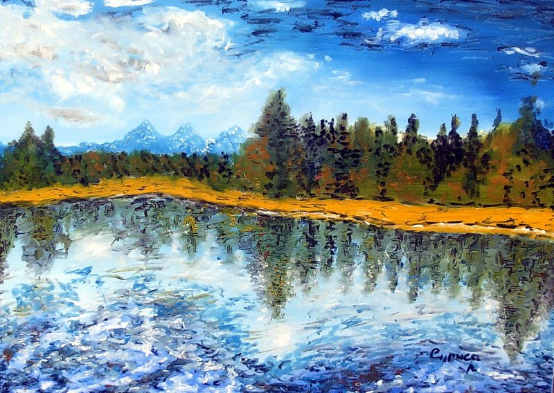 Jezero, Slika Lazarevic Sinisa