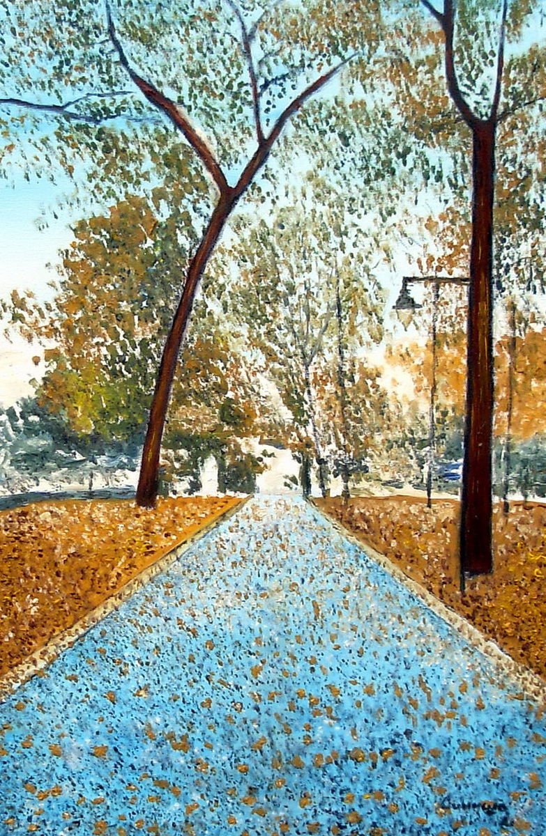 Staza park Bukovička banja, Painting Lazarevic Sinisa