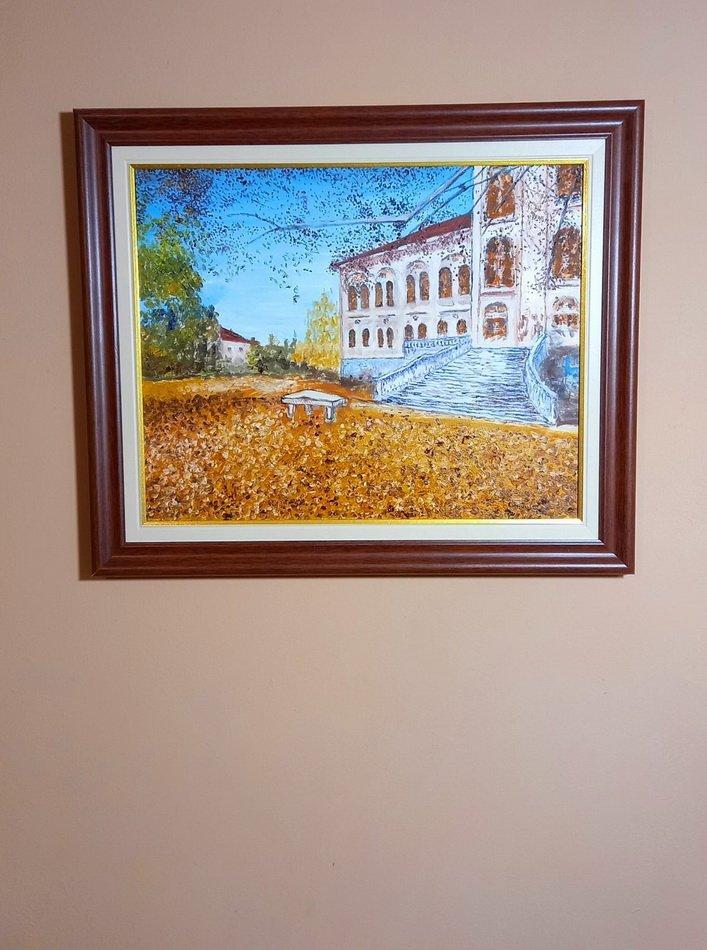 An oasis of peace in Bukovicka banj, Painting Lazarevic Sinisa