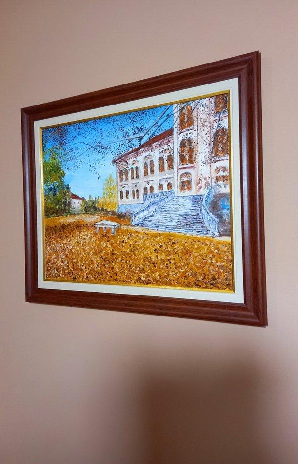 An oasis of peace in Bukovicka banj, Painting Lazarevic Sinisa