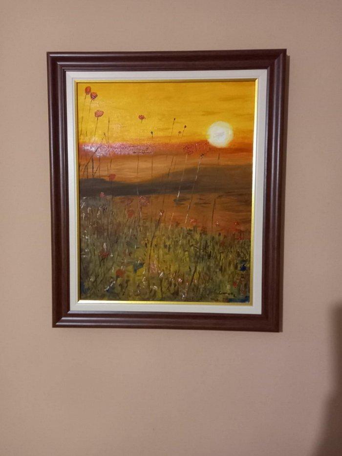 Sunset, Painting Lazarevic Sinisa