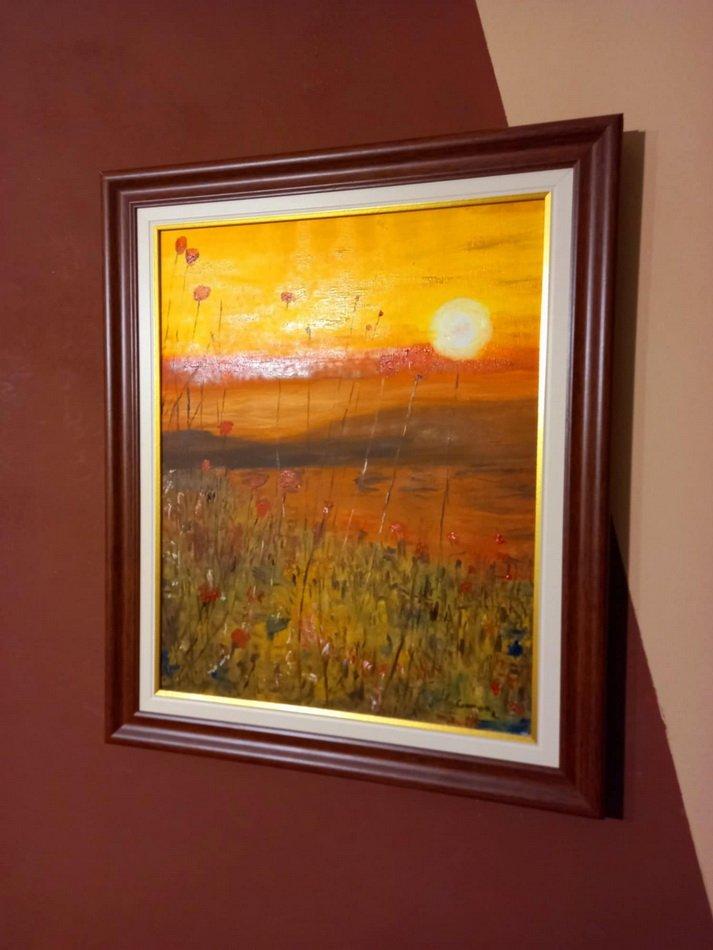 Sunset, Painting Lazarevic Sinisa