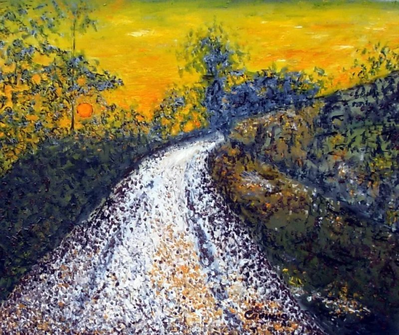 Rays with love, Painting Lazarevic Sinisa