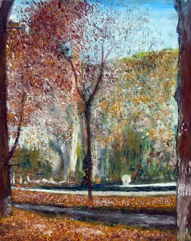 The silence of the park