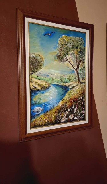 An oasis of dreams, Painting Lazarevic Sinisa