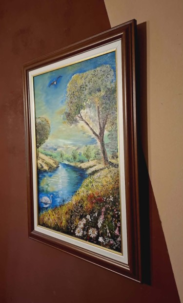An oasis of dreams, Painting Lazarevic Sinisa