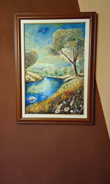 An oasis of dreams, Painting Lazarevic Sinisa