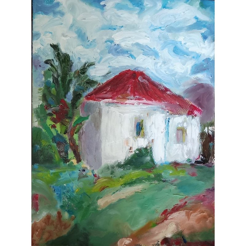 Kuća u prirodi, Painting Pavlovic Milica