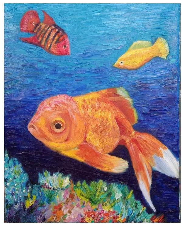 Fishes, Painting Pavlovic Milica