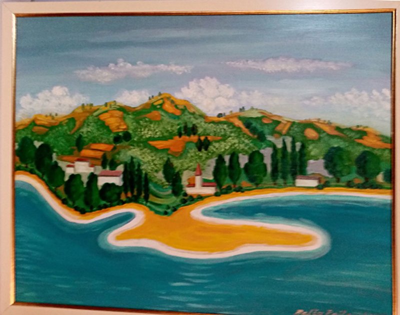 Žuto poluostrvce, Ciklus` Pejsaži`, Painting Rajčević Balša