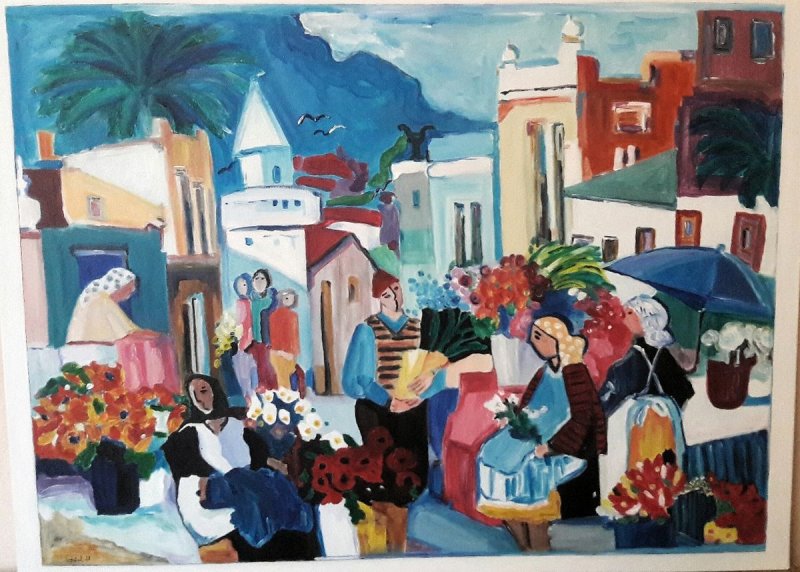 Summertime, Painting Perovic Vesna