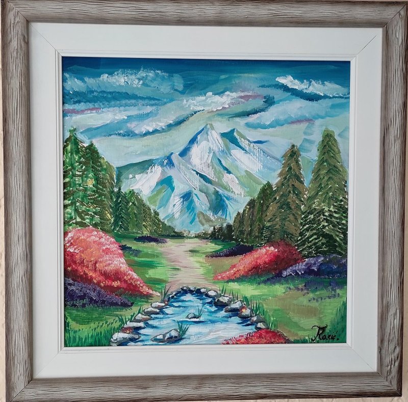 The nature, Painting Tijana Rakic