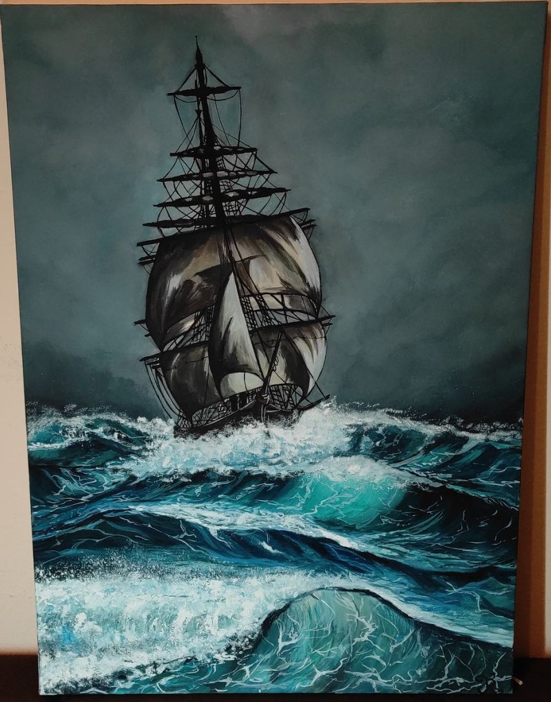 `The storm`, Painting Tijana Rakic