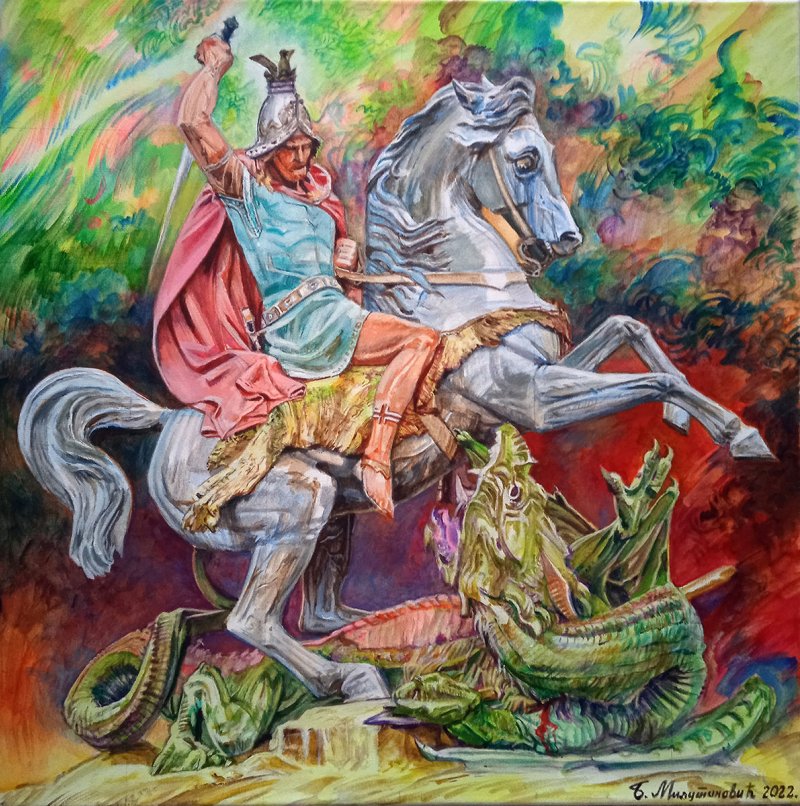 St George, Painting Milutinovic Bojan