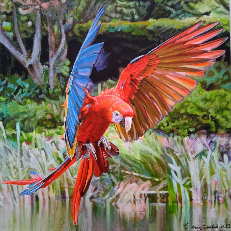 Wings, Painting Milutinovic Bojan