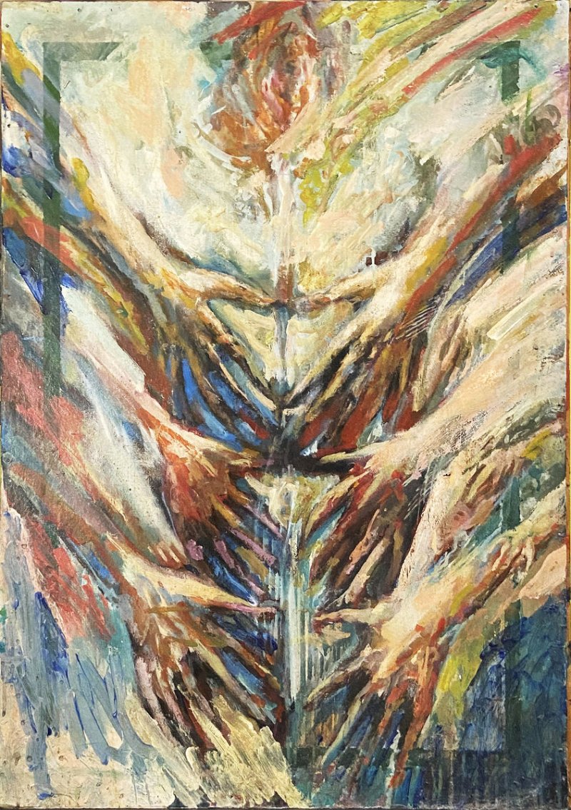 hands, Painting Kovacevic Mikica