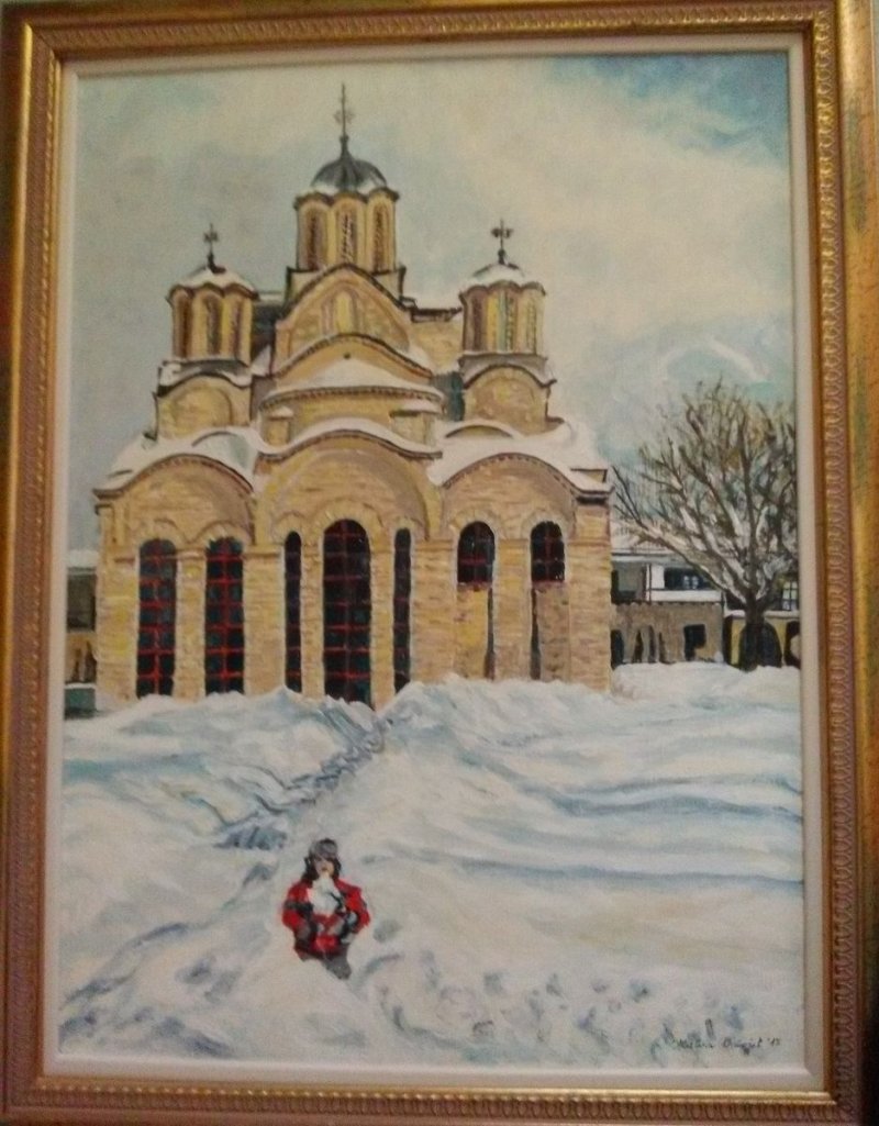 Monastery, Painting Ostojic Zivka