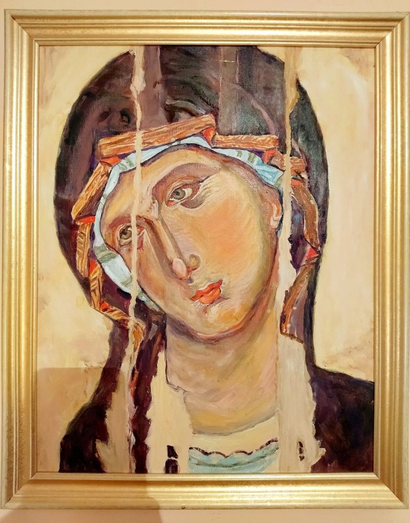 Holy Mother of God, Painting Ostojic Zivka