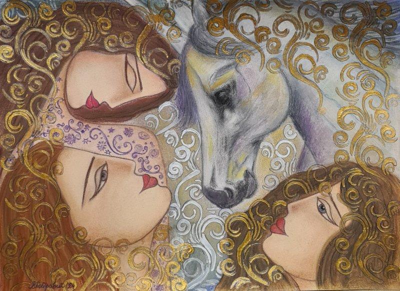 love and hope, Painting Petrovic Vesna