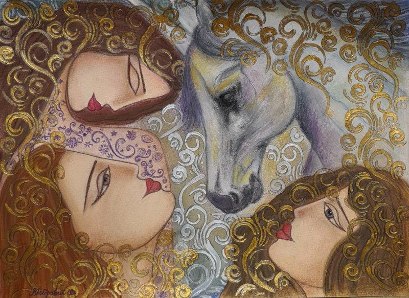 love and hope, Painting Petrovic Vesna