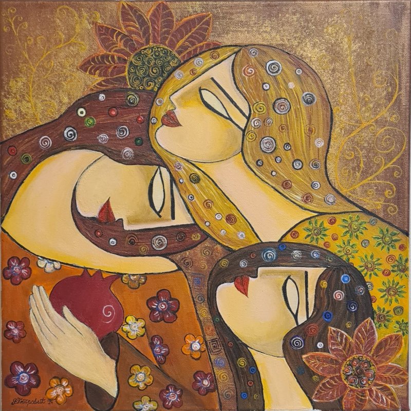 Three graces, Painting Petrovic Vesna