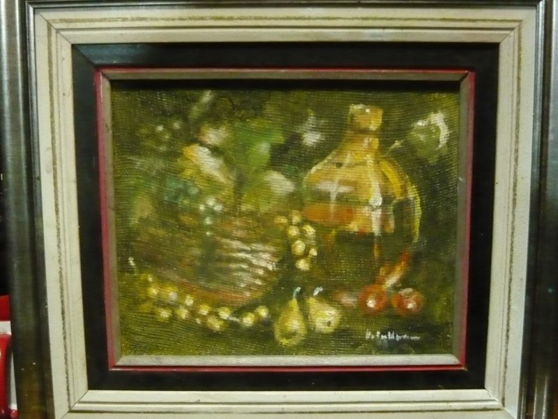 Treetop with fruit, Painting Milutinovic Novica