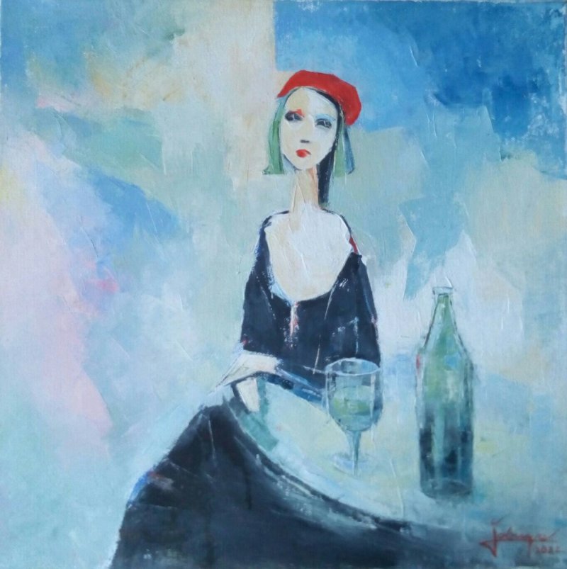 MELANCHOLY, Painting Kostic Jovica