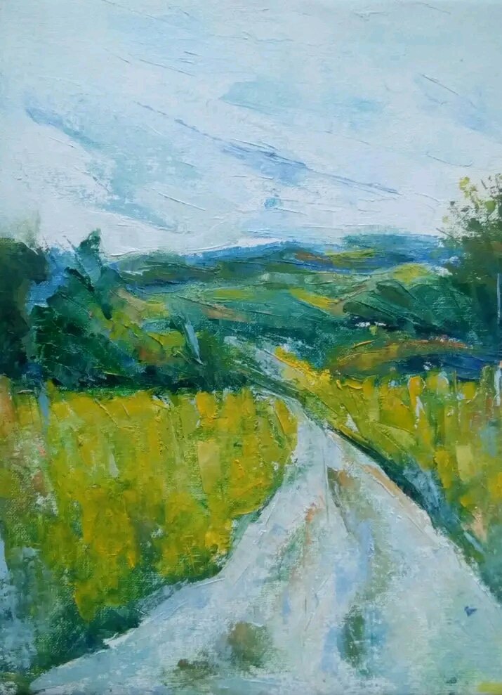 COUNTRY ROAD, Painting Kostic Jovica