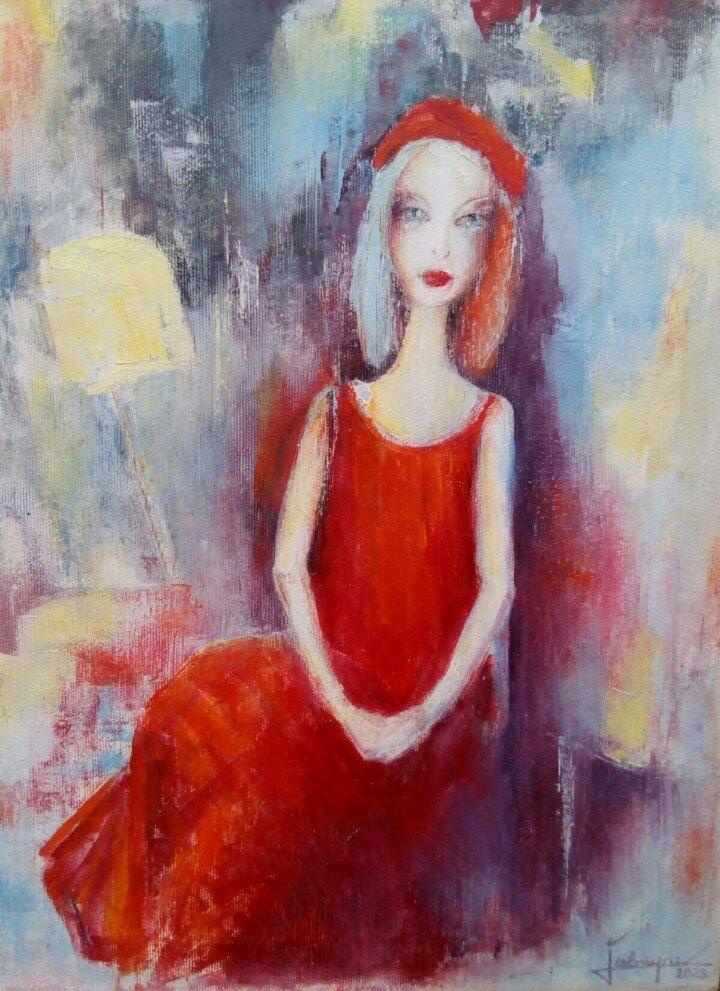 YELLOW LAMP, Painting Kostic Jovica