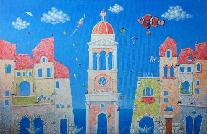 RIBA KLOVN, Painting Misic Zoran Zifft