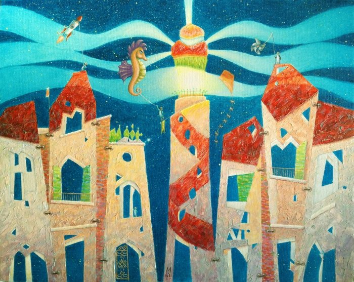 Noćni konjić, Painting Misic Zoran Zifft