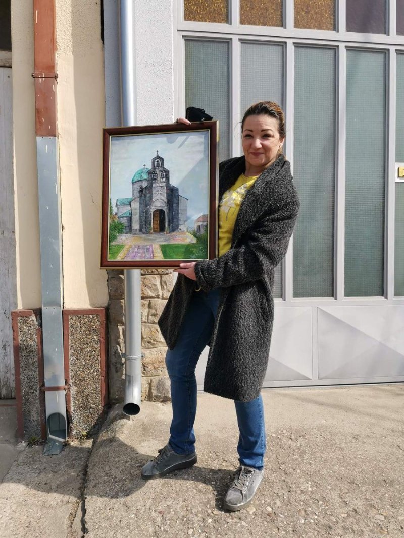 Monestary Tvrdosh, Painting Kolačarić Dragana