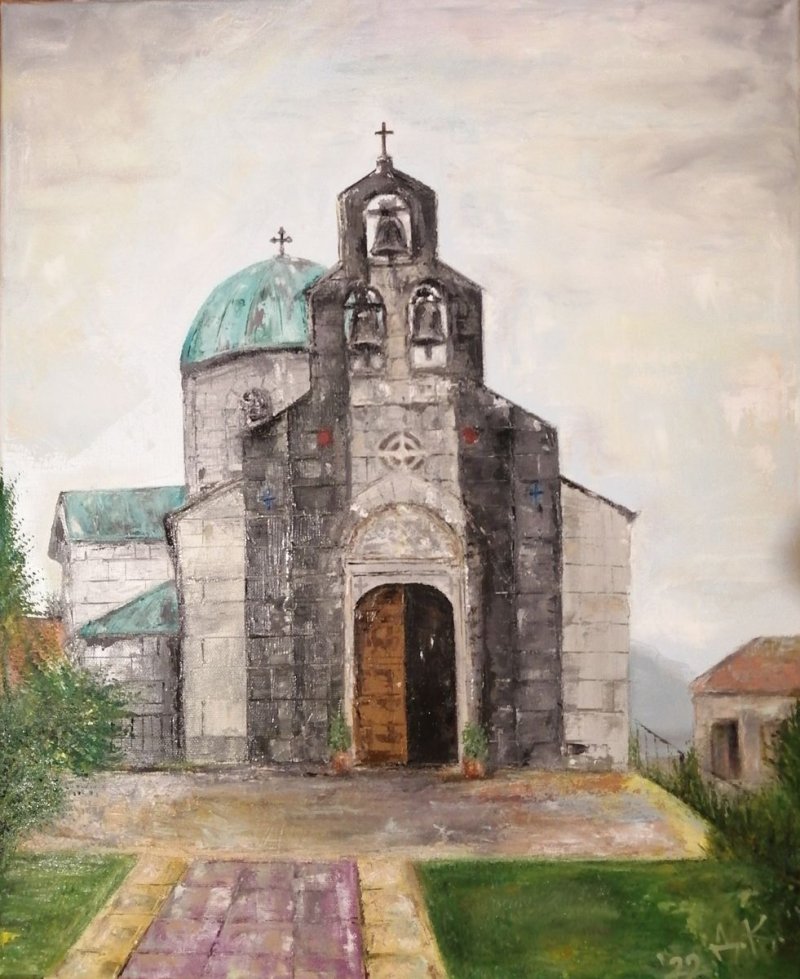 Monestary Tvrdosh, Painting Kolačarić Dragana