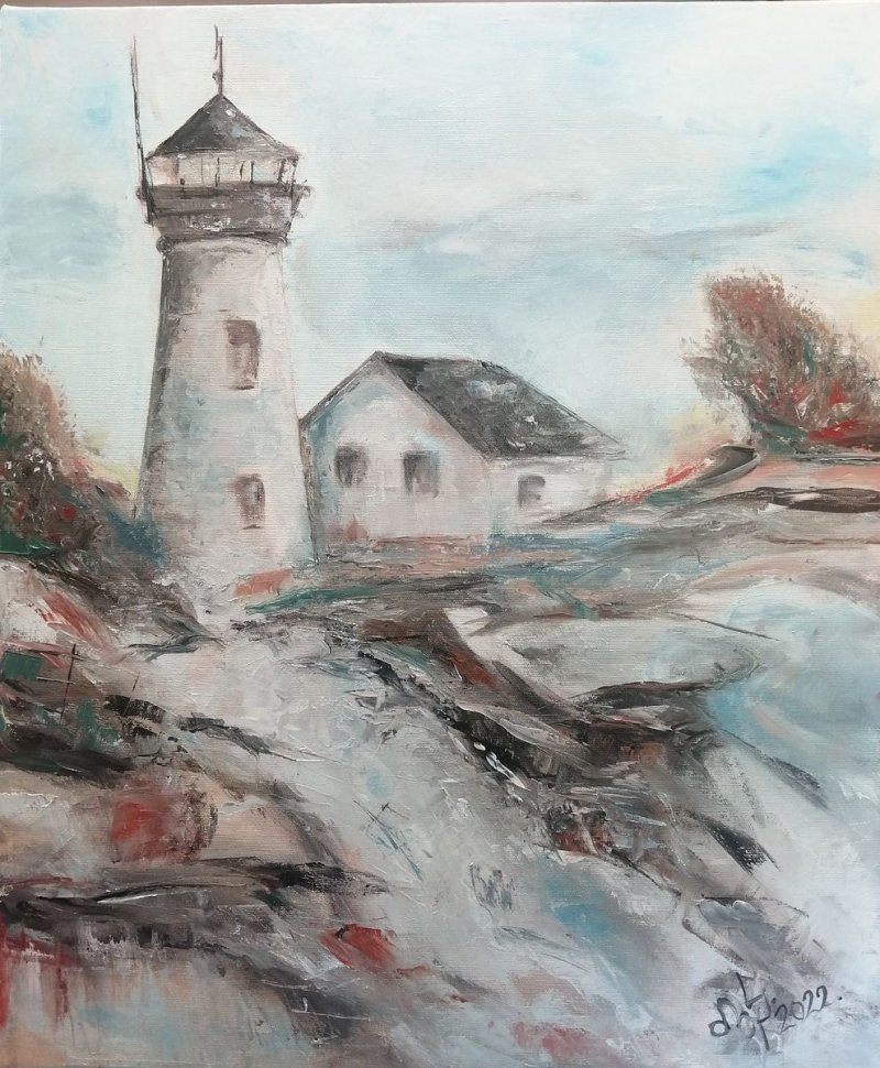 `Lighthouse`, Painting Kolačarić Dragana